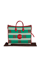 SQUARE G CANCUN STRIPED TOTE