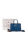 MEDIUM SAFFIANO LUX DOUBLE ZIP GALLERIA