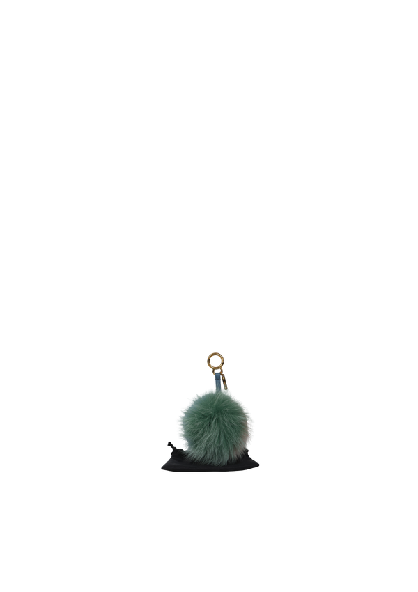 FOX FUR VITELLO ELITE POM POM BAG CHARM