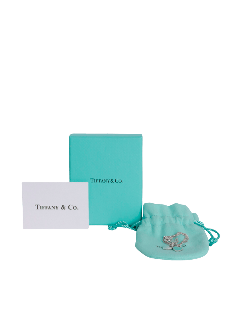 ''RETURN TO TIFFANY'' MINI DOUBLE HEART NECKLACE