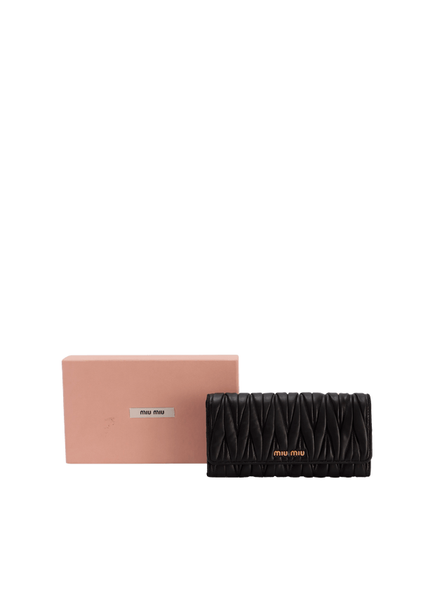 MATELASSÉ LONG WALLET