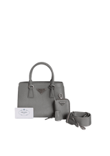 MICRO RE-EDITION SAFFIANO LUX GALLERIA TOTE