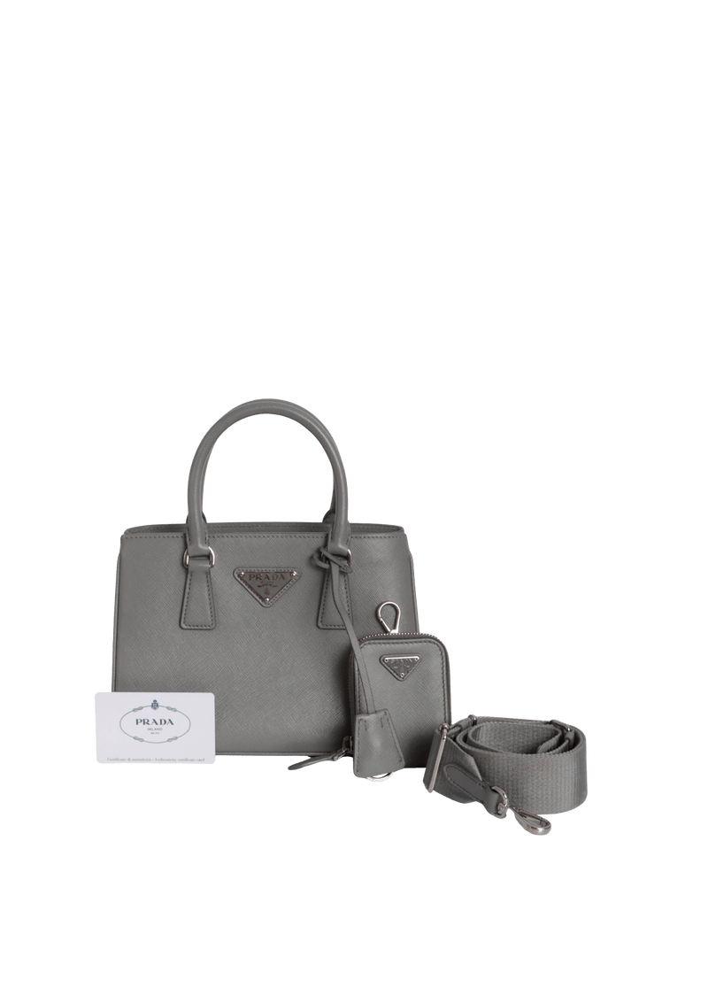 MICRO RE-EDITION SAFFIANO LUX GALLERIA TOTE