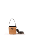 RAFFIA PANIER BUCKET BAG