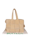 LARGE INTRECCIATO SHEARLING ARCO TOTE