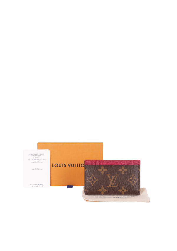 MONOGRAM CARD HOLDER