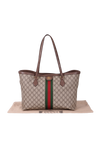 GG SUPREME LARGE OPHIDIA SHOPPING BAG