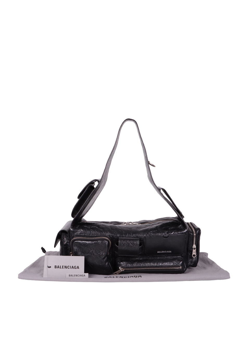バレンシアガ BALENCIAGA SUPERBUSY SLINGS BAG Balenciaga Men's' Superbusy Large Sling Bag in Black | LN-CC®