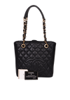 PETITE TIMELESS SHOPPING TOTE CAVIAR