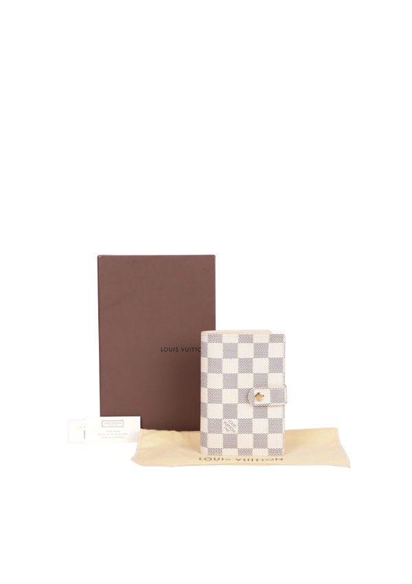 DAMIER AZUR FRENCH PURSE