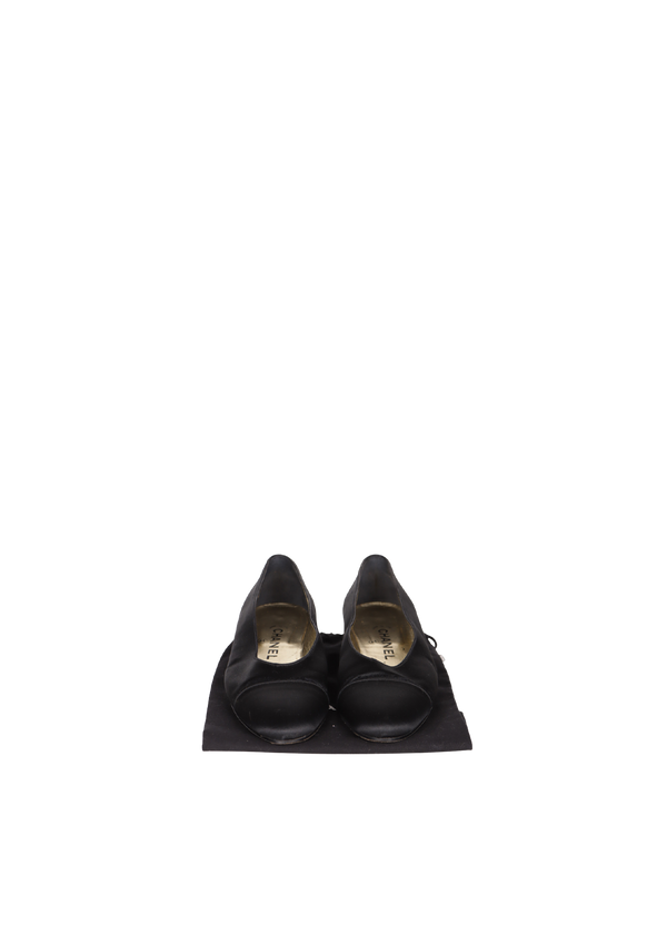 SATIN BALLET FLATS 35.5