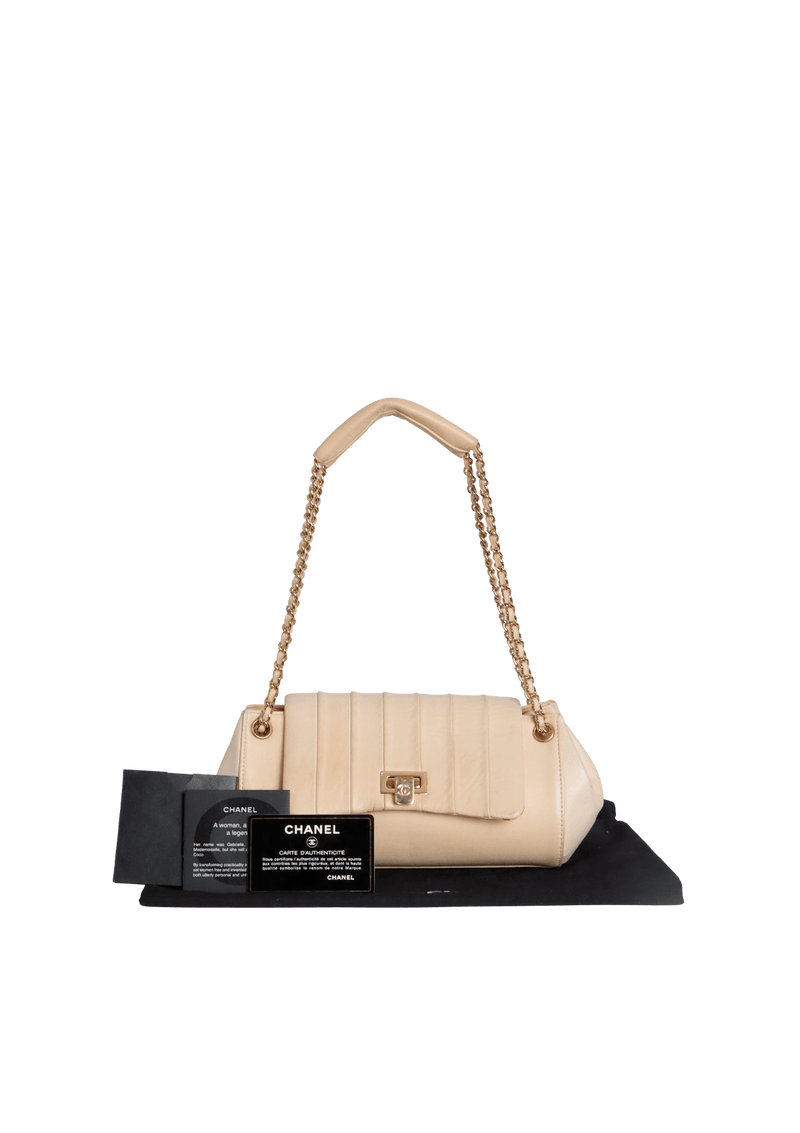 MADEMOISELLE LIGNE ACCORDION FLAP SHOULDER BAG