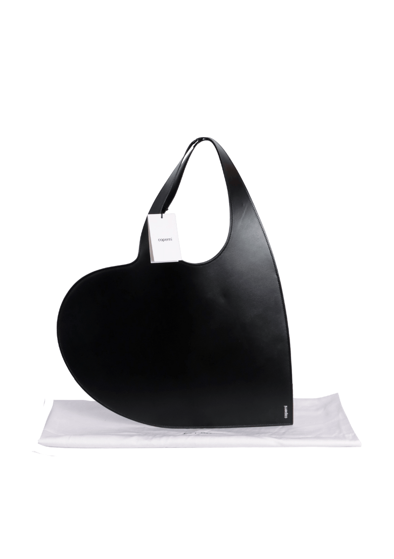 LEATHER TOTE HEART