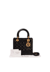 MEDIUM PATENT CANNAGE LADY DIOR
