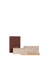 DAMIER AZUR SARAH WALLET