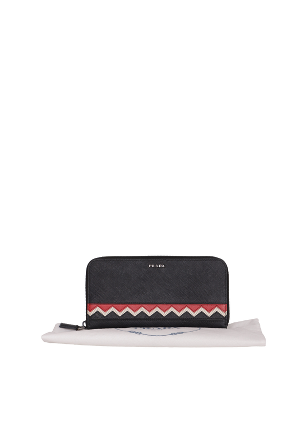 SAFFIANO ZIP AROUND WALLET