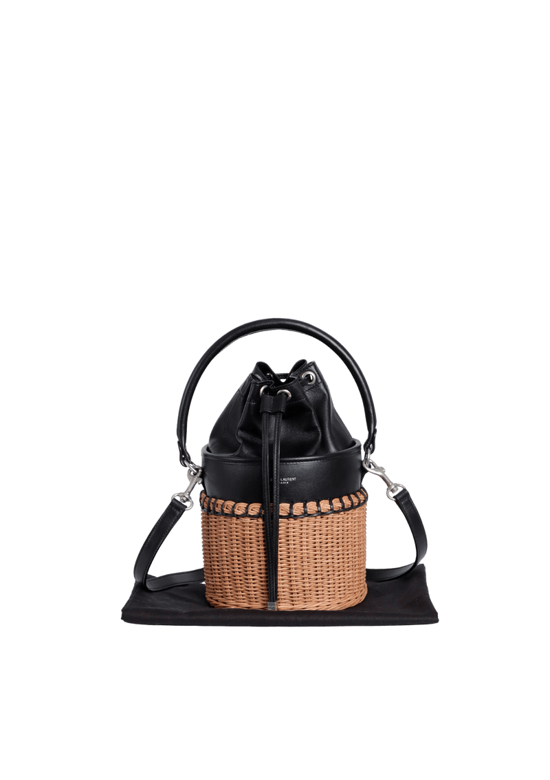 WICKER BAHIA BUCKET BAG