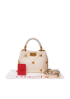 ROMAN STUD TOP HANDLE BAG