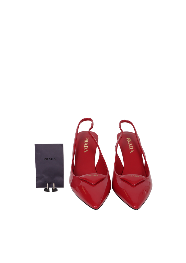 LOGO SLINGBACK PUMPS 39