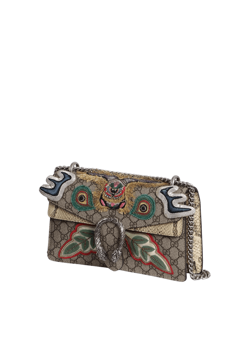 EMBROIDERED GG SUPREME DIONYSUS SMALL PYTHON