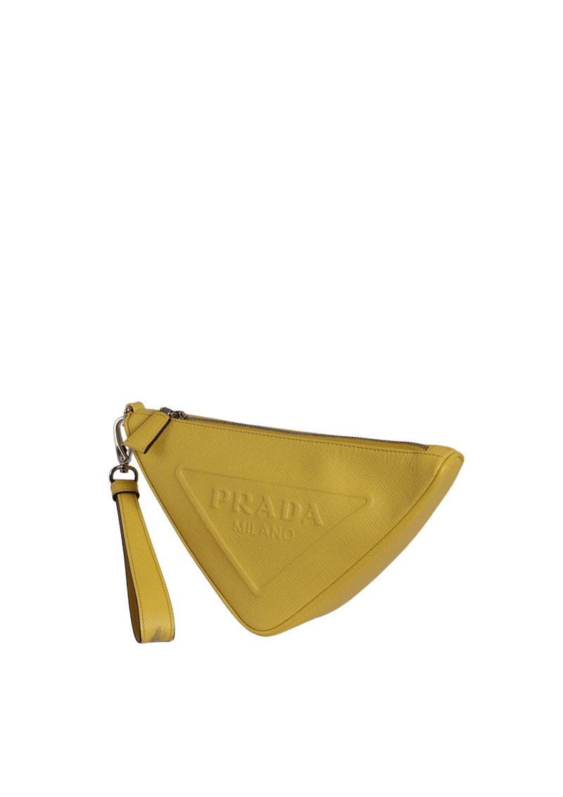 SAFFIANO TRIANGLE WRISTLET