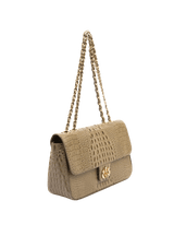 BOLSA ANNE JUMBO EM COURO NATURAL