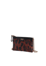 ANIMAL PRINT CHAIN BAG