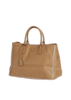 SAFFIANO PERFORATED OPEN TOTE BAG