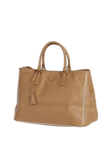 SAFFIANO PERFORATED OPEN TOTE BAG