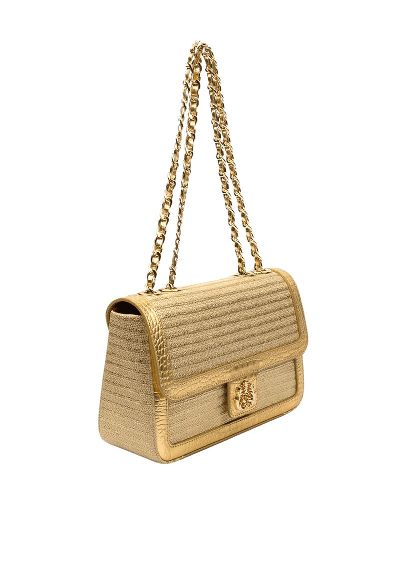 BOLSA ANNE JUMBO EM PALHA