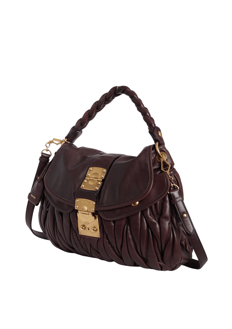 MATELASSE COFFER HOBO