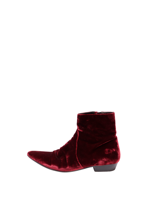 VELVET BOOTS 42