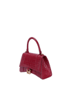 HOURGLASS SMALL CROCODILE EMBOSSED