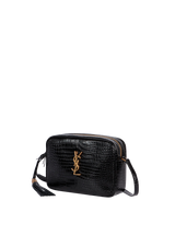 CROCODILE EMBOSSED LOU CAMERA BAG