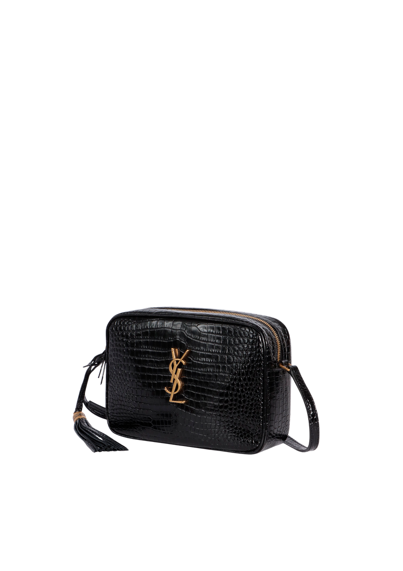 CROCODILE EMBOSSED LOU CAMERA BAG