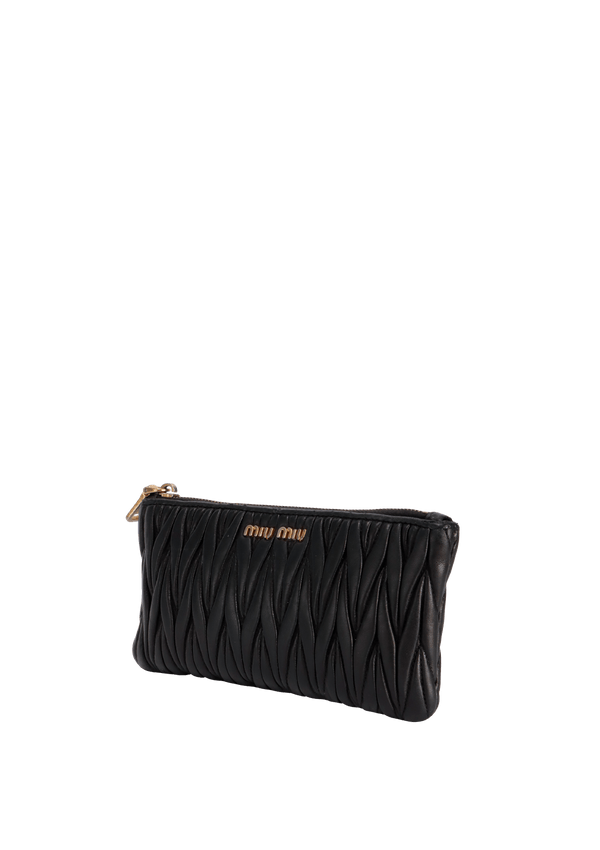 MATELASSÉ ZIP WALLET