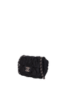NYLON BUBBLE QUILT FLAP BAG