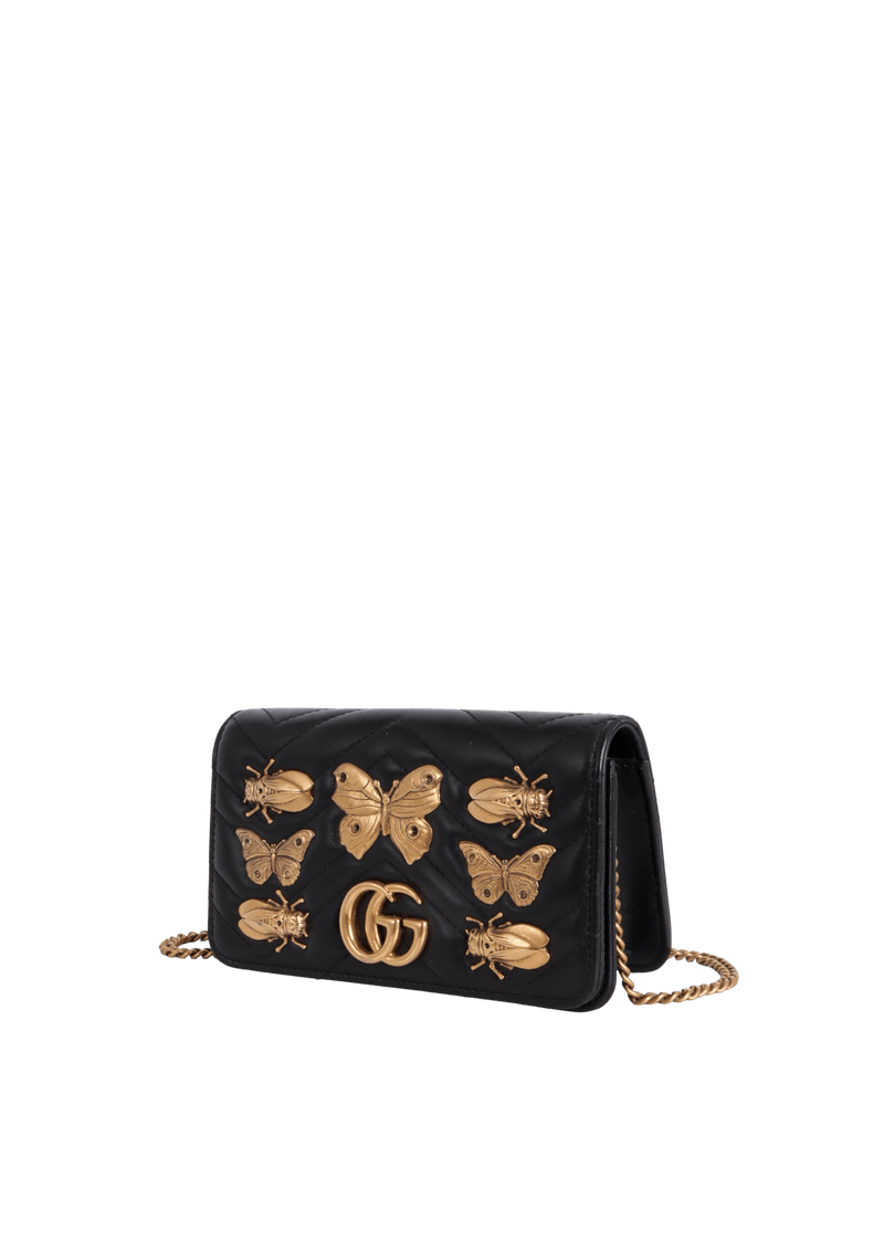 ANIMAL STUDS GG MARMONT CHAIN FLAP BAG