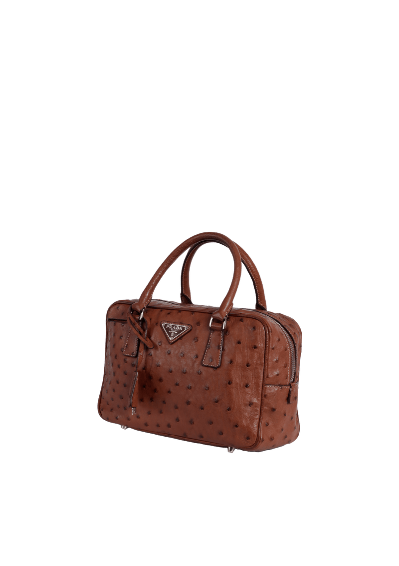 OSTRICH BAULETTO BAG