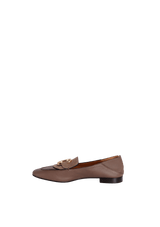 LEATHER LOAFERS 39