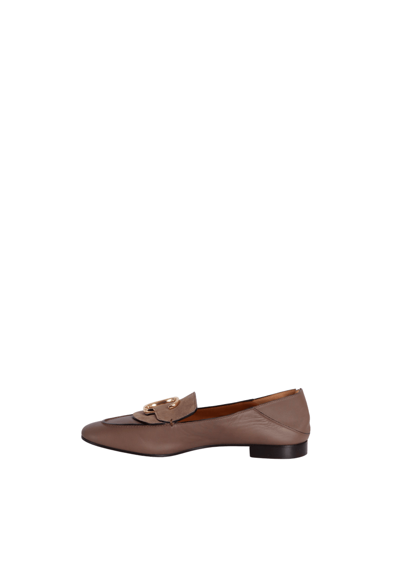 LEATHER LOAFERS 39