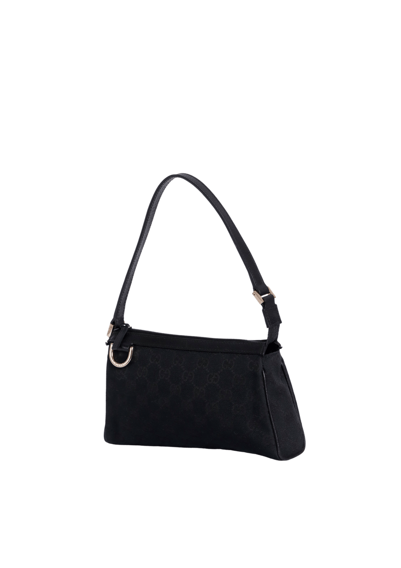 GG CANVAS D-RING POCHETTE