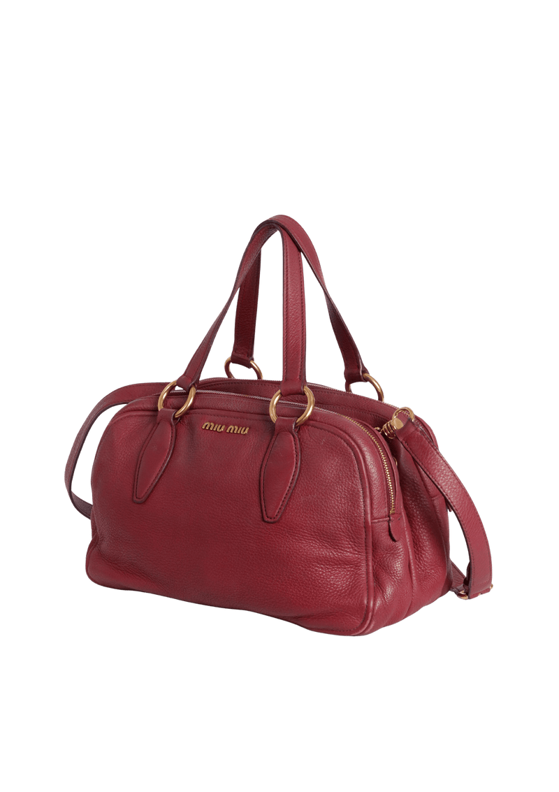 LEATHER SATCHEL BAG