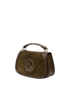 SUEDE BLONDIE LARGE TOP HANDLE BAG
