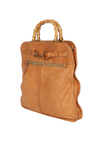 LEATHER BAMBOO BAG