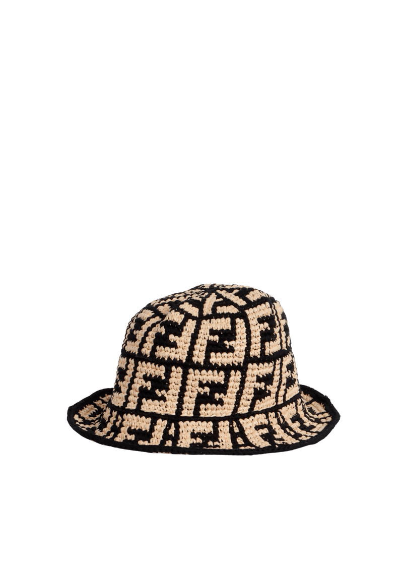 ZUCCA RAFFIA BUCKET HAT