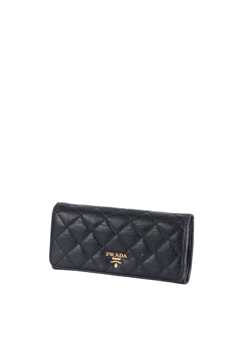 QUILTED LEATHER WALLET