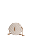 VINYLE ROUND CROSSBODY BAG