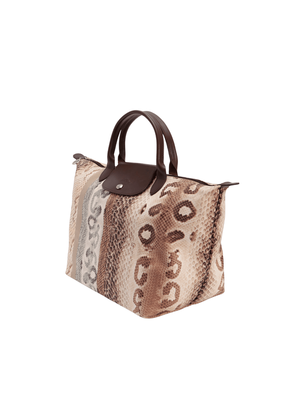 SNAKE PRINTED LE PLIAGE M TOTE - Main Image