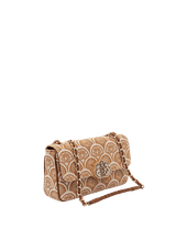 BOLSA BAGUETE SIRENA JACQUARD CAMEL